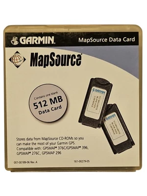 Garmin 512 MB Megabyte Blank Data Card 010-10226-21 - Image 1 of 4