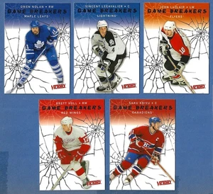 6 carte Upper Deck 2003-04 Victory Hockey Game Breakers - Brett Hull Owen Nolan - Foto 1 di 2