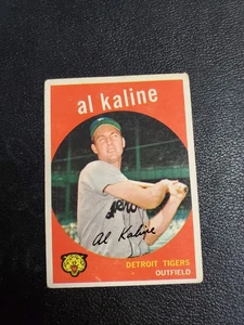 1959 Topps - Al Kaline #360 esquina centrada pliegue aspecto - Imagen 1 de 3
