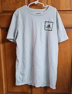 Adidas - Boys Regular Fit Camo Mix Up Graphic T-Shirt - Size L 14/16 - Beige - Image 1 of 3