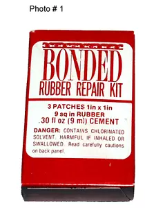 Kit riparazione gomma incollata / kit riparazione tubi bicicletta / kit toppa bicicletta NUOVO! - Foto 1 di 2