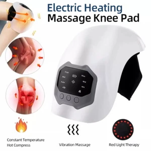 Knee Massager with Heat Infrared Red Light Therapy Relief Vibrating Compression - Picture 1 of 17