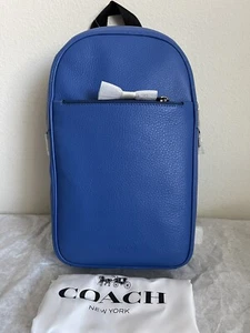 NWT COACH CA348 Metropolitan Leather Sling Bag Blue Fin (NORDSTROM EXCLUSIVE) - Picture 1 of 9