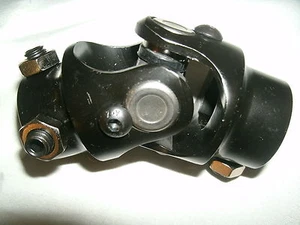 UNIVERSAL JOINT BLACK STEEL FMR PS 740 1" DD X 3/4" DD STEERING U-JOINT NEW - Picture 1 of 3