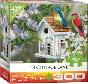 23 Cottage Lane 300 Piece Jigsaw Puzzle By Janene Grende XL Pieces - Picture 1 of 3
