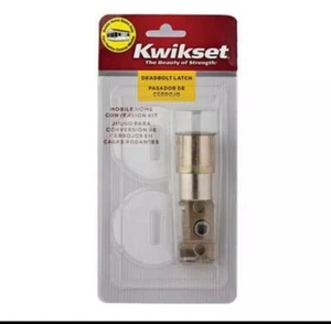 Kwikset 12077 CP DB RFL CNV KIT Mobile Home Exterior Deadbolt Conversion Kit - Picture 1 of 2