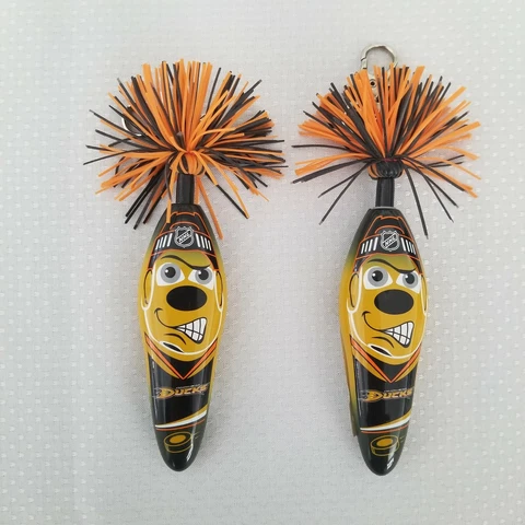 NHL Anaheim Ducks Pens Mighty Kooky Kollection Key Chain Pen Hockey 2 qty Cover