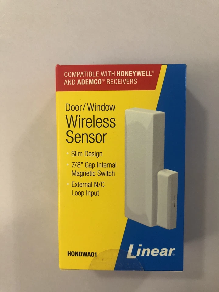 Brand New 4 Linear HONDWA01 Wireless Door/Window Sensor Honeywell Compatible - Image 1 of 1