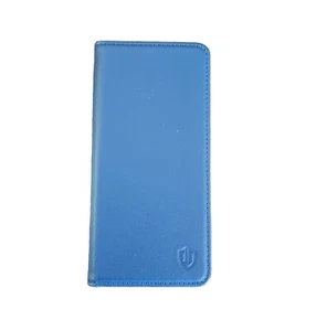 SHIELDON Echt Leder Wallet Handyhülle RFID für Galaxy S21+ Plus Blau Neu - Bild 1 von 5