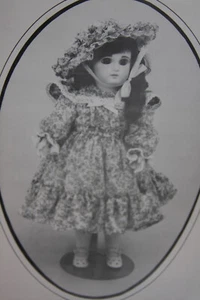 Karen Ann's 15" Angela DOLL DRESS PATTERN (Lyric Jumeau) KAS-8024 UNCUT (118) - Imagen 1 de 4