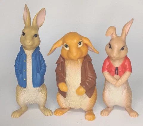 Peter Rabbit Figures Lot of 3 Cover