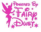 Pink Powered By Fairydust Car Decal Vinyl Car Sticker Fairy Dust Window Bumper