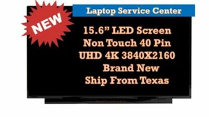 NEW Lenovo Thinkpad 15.6 4K LED LCD UHD 3840x2160 Screen IPS Display LQ156D1JW05 - Picture 1 of 3
