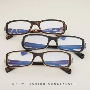 Vintage Transparent Square Eyeglass Frames Ultra-light Protective Glasses Unisex - Picture 1 of 19
