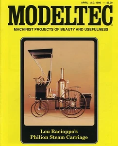 MODELTEC V 6 N12 April 1990 Lou Racioppo's Philion Steam Carriage - Bild 1 von 1