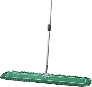 Industrial Dry Mop for Floor Cleaning & Janitorial Supplies, Green - Picture 1 of 6