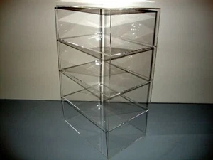 DS-9 1/2" x 7" x 16" SENZA PORTA vetrina acrilico da banco - Foto 1 di 1