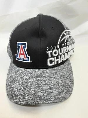 Arizona Wildcats 2015 PAC-12 Basketball Tournament Champions Locker Room Hat Cap - Image 1 of 4