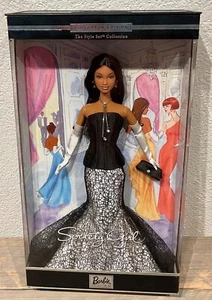2001 Society Girl Barbie AA doll NRFB Style Set Collection HTF Rare - Picture 1 of 12