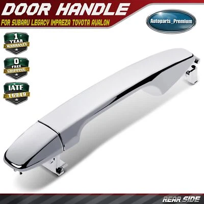 Manija de puerta exterior cromada para conductor trasero o pasajero para Subaru Legacy Impreza Foto 1 de 4