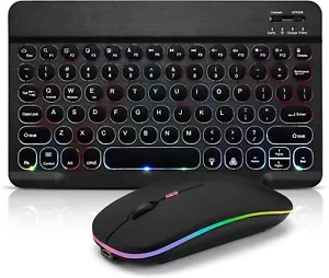 Combo de teclado y ratón Bluetooth para iPad - Teclado inalámbrico recargable. - Imagen 1 de 5