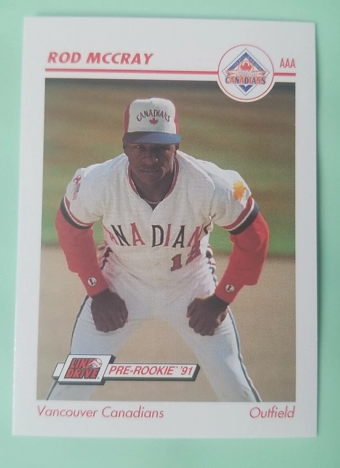 1991 Line Drive AAA #641 Rod McCray - Vancouver Canadians  - Image 1 of 2