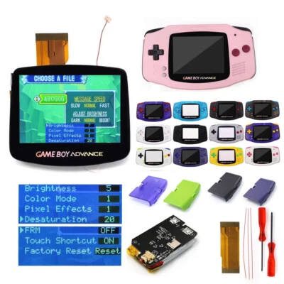 Hispeedido GBA V5 Pantalla Laminada IPS LCD Kits con Pilas USB-C con Carcasa - Imagen 1 de 4