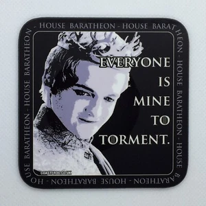 MINE TO TORMENT - Game of Thrones Coaster / Bar Mat - Sturdy, Gloss, Original - Picture 1 of 1