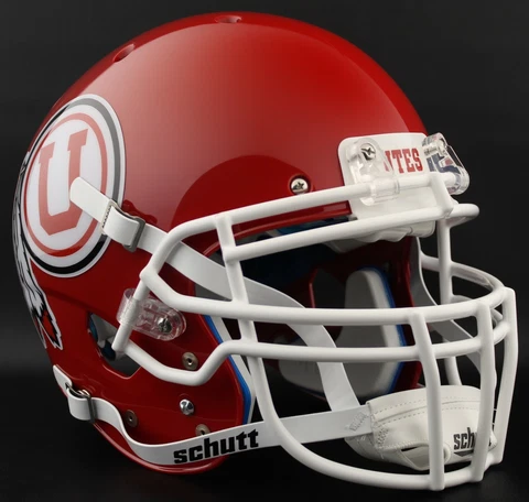 *CUSTOM* UTAH UTES NCAA Schutt XP Authentic GAMEDAY Football Helmet Cover