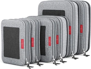 Compression Packing Cubes for Travel Organizers with Double Zipper, - Picture 1 of 8