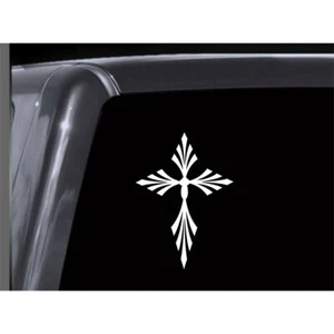 CROSS Vinyl Window Decal Sticker Car Truck Van - Picture 1 of 8