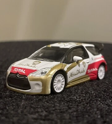 Miniature Norev Citroen DS3 WRC Rallye Abu Dhabi 1/64 3 inches 1:64 bon état - Photo 1/4