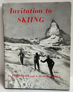 vtg skiing book 1st ed 1952 Invitation to Skiing HCDJ Fred Iselin A G Spectorsky - Picture 1 of 8