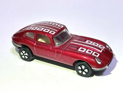 Vintage 1979 Playart Peelers #7123 Jaguar E tipo 2+2 ~granate~ Foto 1 de 4