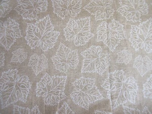 David Textiles WINE WISDOM Mary Urban GRAPE LEAVES Cotton Fabric 44" x 73" - Picture 1 of 4