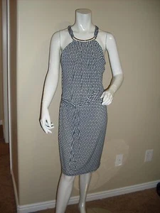 NUEVO CON ETIQUETAS MICHAEL KORS Vestido Halter sin mangas con cinturón / Grande - Imagen 1 de 7