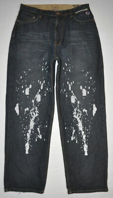 G Unit Men's Size 34 X 32.5 Heavyweight Raw Material Jeans Dark Cotton VNTG 90's - Image 1 of 4