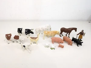 Vintage Britains Farm Animals & Farmer Restposten Konvolut - Bild 1 von 17