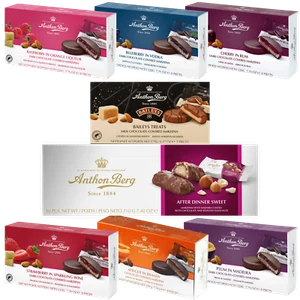 Anthon Berg Chocolate Covered Liqueur Marzipan | 8 varieties - Picture 1 of 9