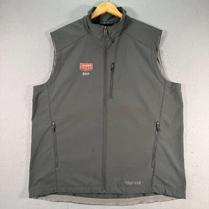 Marmot Tempo Vest Mens 2XL Gray Xfinity Leader 2017 Fleece Employee Outdoors - Picture 1 of 15