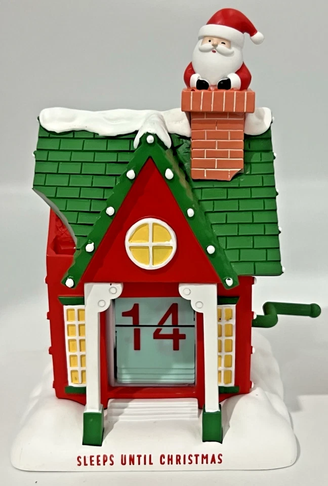 Hallmark Christmas Countdown Calendar House 6.25"T - Image 1 of 4