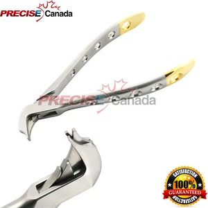Esparcidor de corona de acero inoxidable alemán fórceps instrumentos dentales premium dorado - Imagen 1 de 3