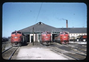 Original Dia GM&O 811B/804B/805A Gulf Mobile Ohio Bloomington IL 1950er RBK - Bild 1 von 3
