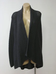 EILEEN FISHER Melange Open Front Cardigan Sweater with Pin L Large NWT $298 - Picture 1 of 1