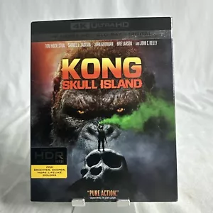 KONG SKULL ISLAND 4K ULTRA HD + BLU RAY WITH RARE OUT OF PRINT SLIPCOVER SLEEVE - Picture 1 of 16