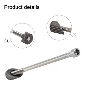 1Pcs Road City Bike Bicycle 22.2mm Stem Adapter Bolt And Wedge Chrome Cruiser ~ - Picture 1 of 4