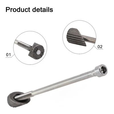 1Pcs Road City Bike Bicycle 22.2mm Stem Adapter Bolt And Wedge Chrome Cruiser  ~ - Image 1 of 4