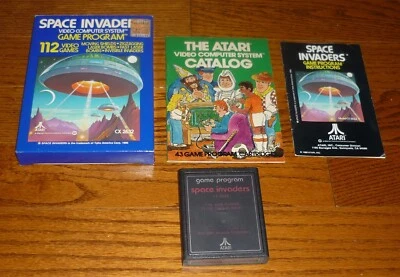 Space Invaders Atari 2600 video game in original box with instructions! - Image 1 of 2