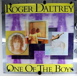 Póster de colección de Roger Daltrey One Of The Boys banda de música The Who 1977 rock 42" x 42" - Imagen 1 de 7