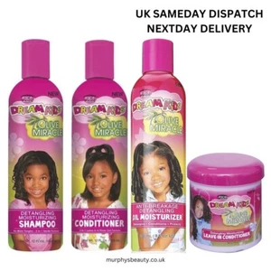 African Pride Dream Kids Shampoo Conditioner Oil Moisturizer Leave-in SET OF 4 - Picture 1 of 1
